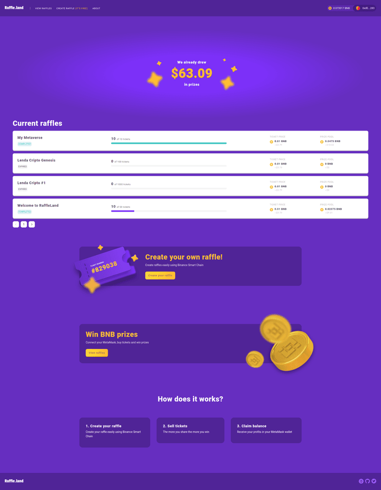 Web3 Raffle